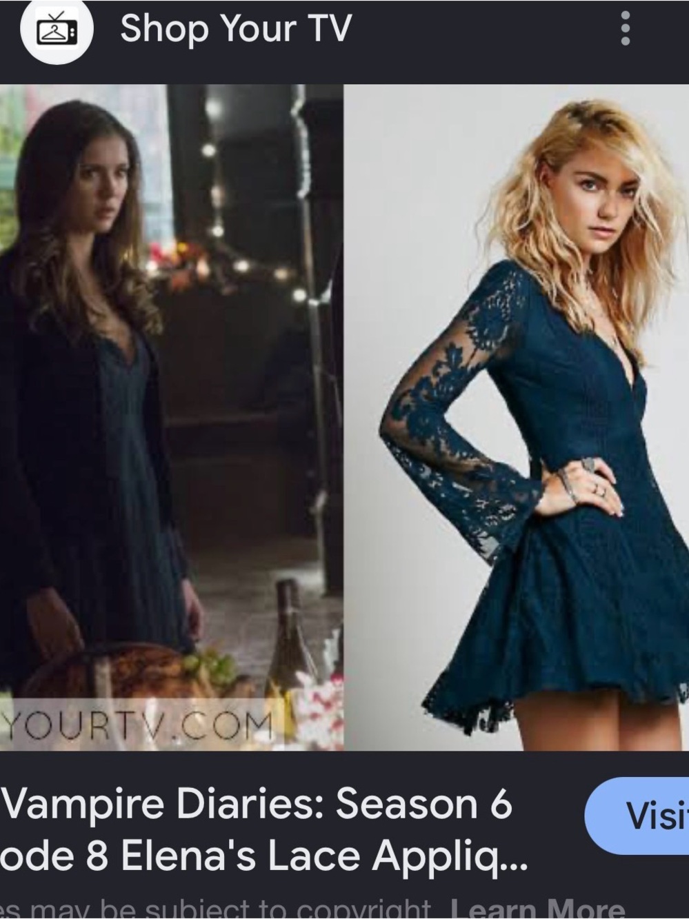 ASO Elena Gilbert Vampire Diaries Free People size 6 teal mini dress Y2K